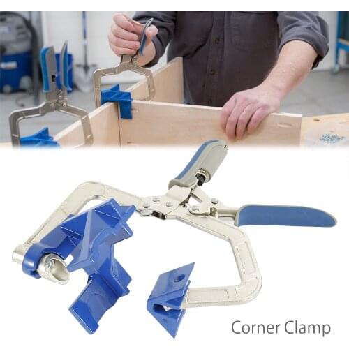 1pc 90 Degree Right Angle Clamp Auto-adjustable Corner Clamp Woodworking Clamp Quick Clamp Pliers Picture Frame Hand Tools