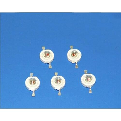 1W RED LED high power light beads 40-50LM Bright lamp beads 100pcs