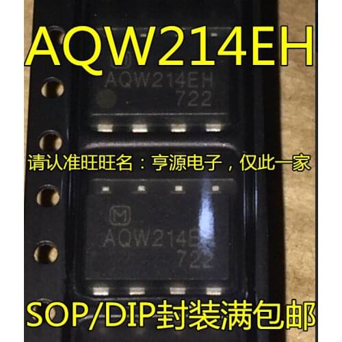 10PCS AQW214 AQW214EH SOP8 DIP8