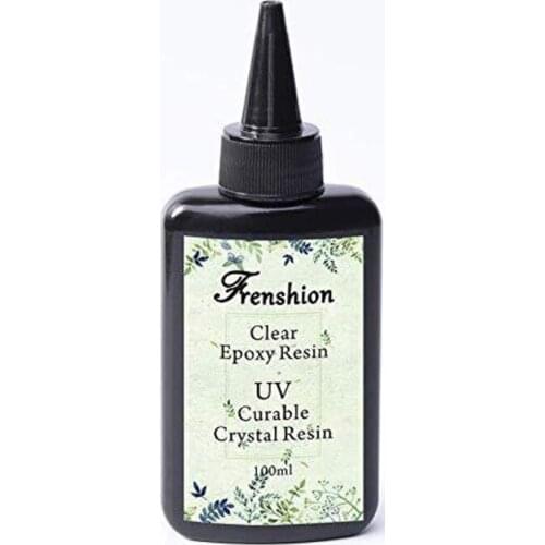100ml UV Resin Hard Crystal Clear Glue Ultraviolet Curing Epoxy Resin Jewelry N2UE