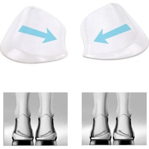 2Pcs Silicone Insoles Orthotics X/O-type Legs Corrector Gel Pillow For Heel Orthopedic Insoles Shoes Pad Pugel Flatfoot Cushion