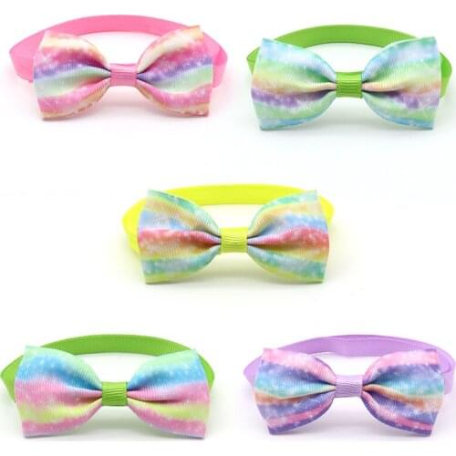 50/100 Pcs Dog Accessories for Small Dogs Bow Ties Necktie Handmade Cute Bowtie For Dogs Pet Supplies Dog Collar Tie