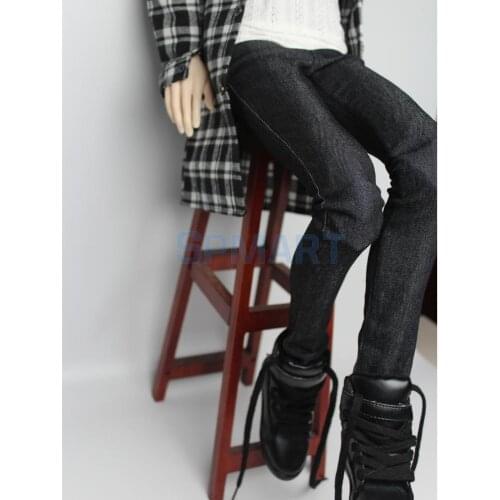 MagiDeal 70cm BJD Black Fashion Jeans Pants Trousers for Male SD Doll Party Daily Wear Clothing Accessory