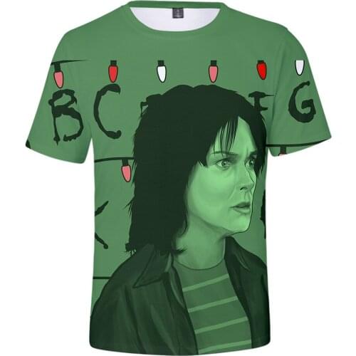 Stranger Things 3D Printed T-shirts Women/Men Fashion Summer Short Sleeve Tshirts Hot Sale Casual Streetshirt Clothes