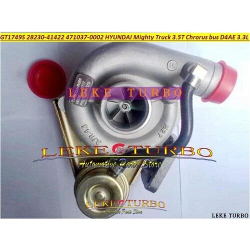 GT1749S 28230-41422 471037-0002 471037 Turbo Turbocharger For Hyundai Mighty Truck II 3.5T H350 Chrorus Bus 1995-1998 D4AE 3.3L