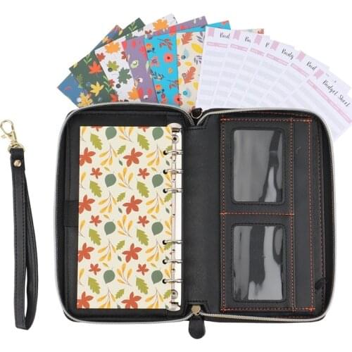 Organizer Wallet,with Envelopes & Budget Sheets,Compact Budget Planner Organizer,Envelope System Wallet