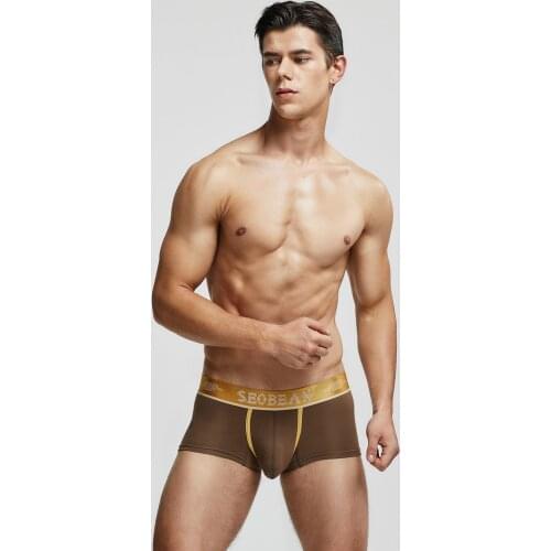 SEOBEAN Week Days Mens Cotton Underwear Male Boxer Shorts boxer low rise