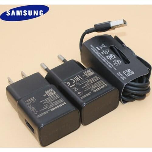 Original For Samsung S20 S10 S9 S8 Plus A51 A71 A52 A72 5G Charger 15W Fast Charging Power Adapter With 1/1.5/2M Type C Cable