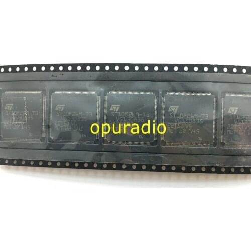 Original ST10F269-T3 ST10F269 10F269 QFP QFP144 BOSS amplifier vulnerability CPU with needed to ensure easy contact 2PCS/LOT