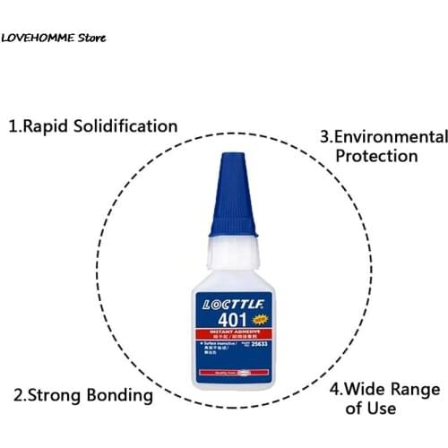 Hot Useful 401 Rapid Fix Instant Fast Adhesive Bottle Stronger Super Glue Multi-Purpose Jewelry Stone Quick Dry Universal Glue