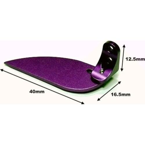 FATJAY RC boat turn fins set 40mm CNC machined adjustable water stabilizer trim fin with mounts