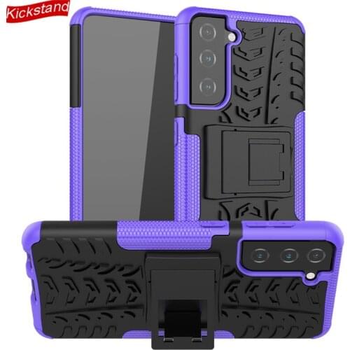 Strong Rubber Hard Cover for Samsung Galaxy A01 Core A11 A21 A21S A31 A41 A51 A71 5G A81 Case Shockproof Kickstand Hybrid Shell