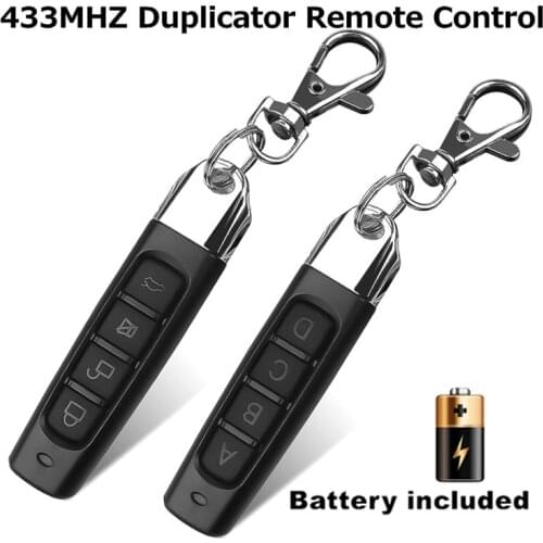 Kebidu 433MHZ Remote Control 4 Channe Garage Gate Door Opener Remote Control Duplicator Clone Cloning Code Car Key