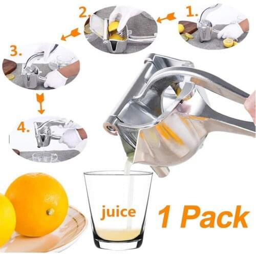 Manual Juice Squeezer Stainless Steel Hand Pressure Juicer Pomegranate Orange Lemon Sugar Cane Juice Fresh Juice Fruit Juicer