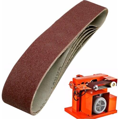 5pcs/set Pack New 686*50mm 80 Grit Sanding Belts Aluminium Oxide Sander Sanding Belts