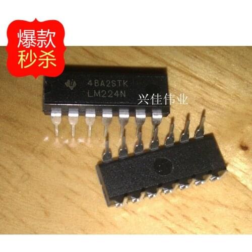10PCS The new universal amplifier LM224 LM224N DIP14 spot