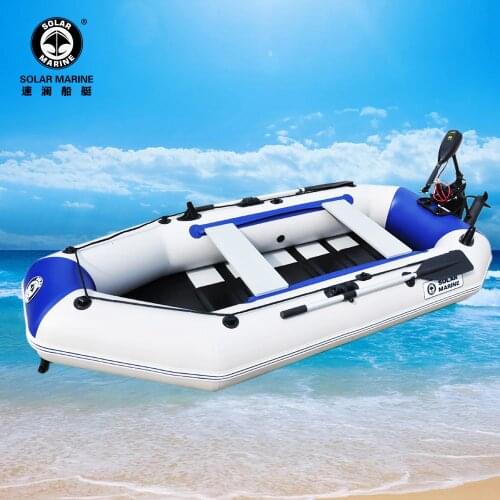 4 person 300CM length rowing boats set wood floor professional fishing boat inflatable laminated wear resistant boat