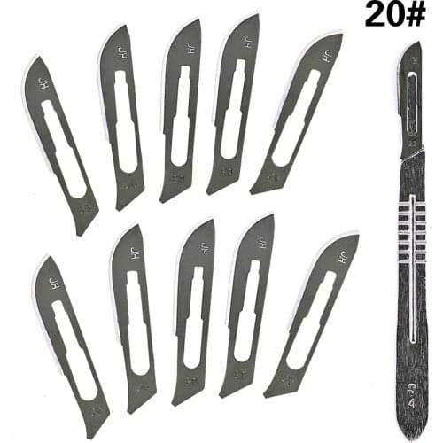 4# Stainless Steel Scalpel Handle Fit with 20# 21# 22# 23# Surgical Blade Knife Engraving DIY Hand Tools