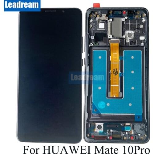 5Pcs AMOLED LCD Display with Frame Replacement for Huawei Mate 10 Pro LCD Touch Screen Digitizer Assembly