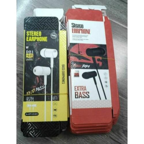 500pcs/lot In-Ear Headphones Stereo Earphone Super Bass Headset Wired Earphones For Samsung Xiaomi Phone Earbud