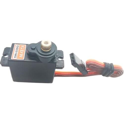GDW DS031MG 9g 12g Metal Gear Micro Mini Digital Servo High Speed for 450 Helicopter Fix-wing RC Auto Robot Arm KST DS113MG