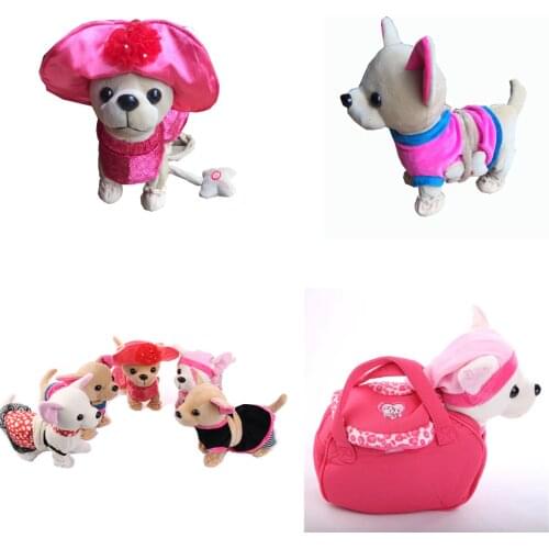 Der Chi Chi Love Zipper Electronic Dog Pet Singing Walking Musical Plush Pet Robot Dog Toys For Kids Christmas gifts