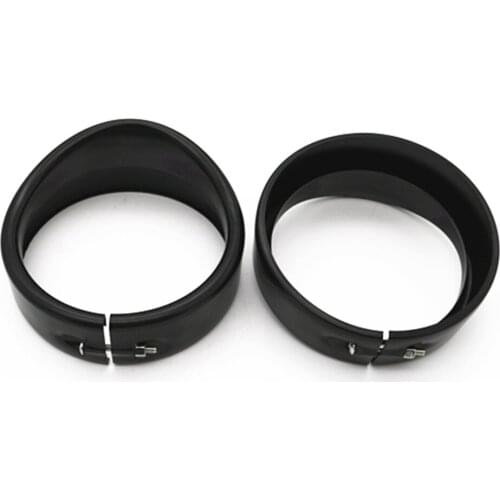 For Harley Motorcycle accessories 4.5" 4 1/2" LED Auxiliary lights Chrome Trim Ring For Harley 4.5 inch Fog Light Trim Ring