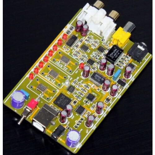DSD1796 + MAX441 + XMOS U8 Decoder Decode Board Supprot DSD64 DSD128 DSD256 Format