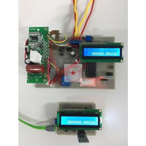 Electric Energy Meter Based on 51 Single Chip Computer Digital Meter Measure Voltage Current Electric Power High Precision