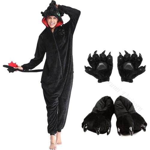 Kigurumi Unicorn Women's Pajamas With A Hood