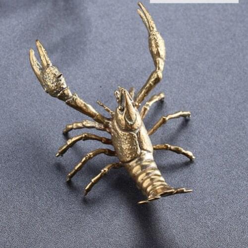 Brass Crayfish Personalized Tea Table Decoration Boutique Creative Decoration