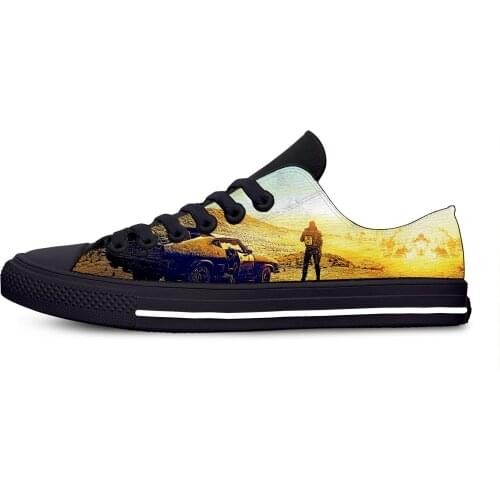 Movie Mad Max Hot Fashion Cool Funny Classic Casual Cloth Shoes Low Top Lightweight Breathable 3D Print Men women Sneakers
