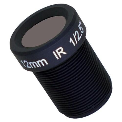 M12 HD 5.0MP 12mm CCTV Lens Security Camera Lens IP Camera Lens F2.0 M12 Mount Fixed Iris Format 1/2.5" HD lens 12mm