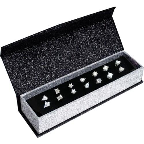 Small Stud Earrings Set for Women Daily Wearing Jewellery Fashion Star Heart Square Designer One Week Earings Set Bijoux Gift