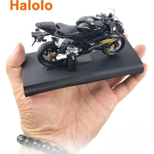 Halolo 1:18 Mini Model Motorcycle Diecast Pocket portable Finger Mountain bike Vehicle Simulation Collection Toys for children
