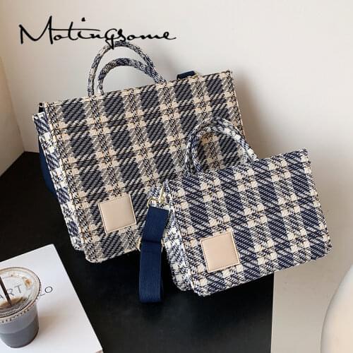 Fashion Summer Bag Stripe Pattern Luxury Designer Bags Linen Women Large Shopper Handbags and Purses Retro Ladies Tote 2021 New