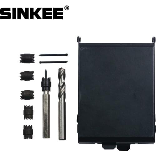 3/8" Double Sided Rotary Spot Weld Cutter Drill Crowns Remover Tool Set Sheet Metal Hole Drill Bit Kit SK1455