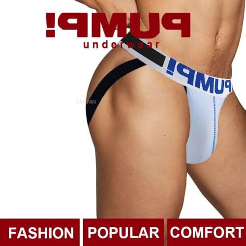 New 2021 Fashion Gay Men Sexy Underwear Thong Mesh Men Jockstrap Solid Mens lingerie Mens Thongs And G strings Gift