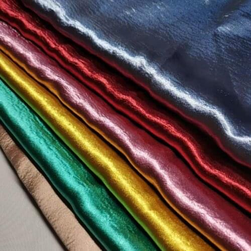 Solid Color Crepe Heavy Charmeuse Satin Dress Fabric