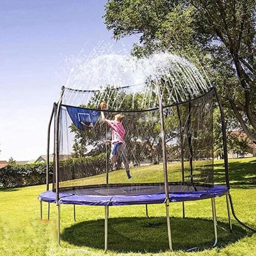 Water Sprinkler Trampoline Sprinkler Outdoor Garden Water Games Toy Sprayer Backyard Water Park Accessories drip irrigation