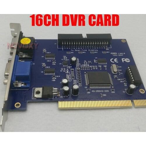 V250B dvr card for cctv pc system video capture card PAL/NTSC MPEG-4 compression CCTV DVR Card Free shipping
