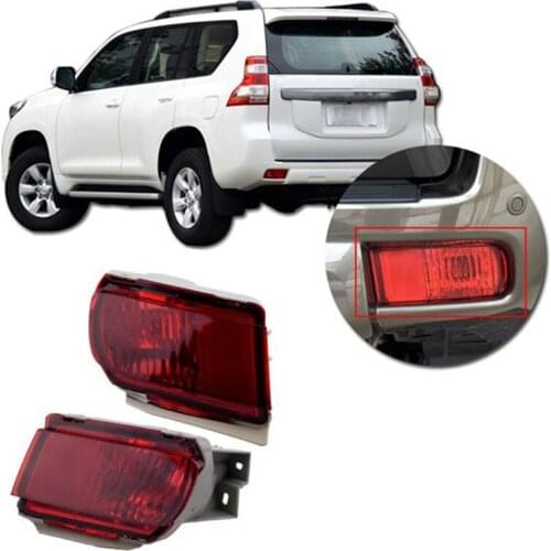Car Rear Bumper Lamp Tail Fog Light Lamp 81591-60270 81581-60240 for Toyota Land Cruiser Prado FJ150 2010-2015
