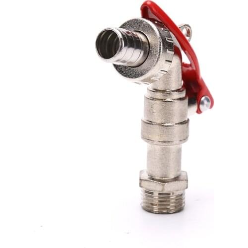 1/2 Inch Zinc Alloy Water Tap Lockable Faucet Garden Hose Faucet with Lock Package included 1 x Lockable Water Tap