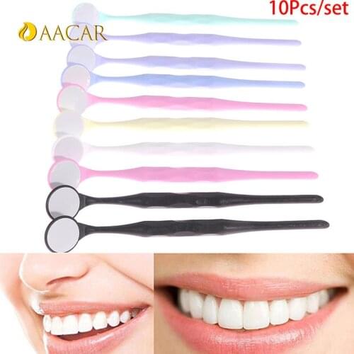 10pcs/box Dental Double sided Mouth mirrors Autoclavable Premium Front Surface Mouth Exam Reflector Oral Mirror Tooth Whitening