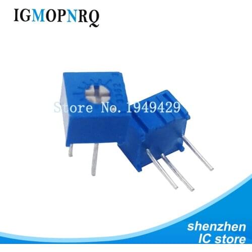 10Pcs/Lot 3362P-1-203LF 3362P 203 20K ohm Trimpot Trimmer Potentiometer Variable resistor new