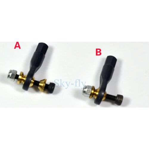 10pcs/lot plastic M3 Ball Link Wear Resisting Ball Joint Rod end With Screw For RC Airplane Car Buggy