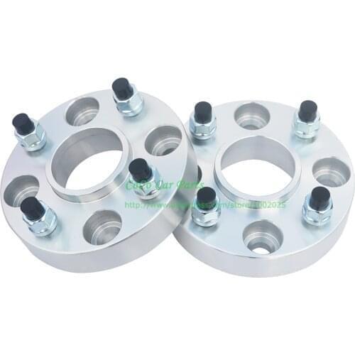 2Pcs 25/30 4x100-57.1 12x1.5 Hub Centeric Car Wheel Spacers For Volkswagen Skoda