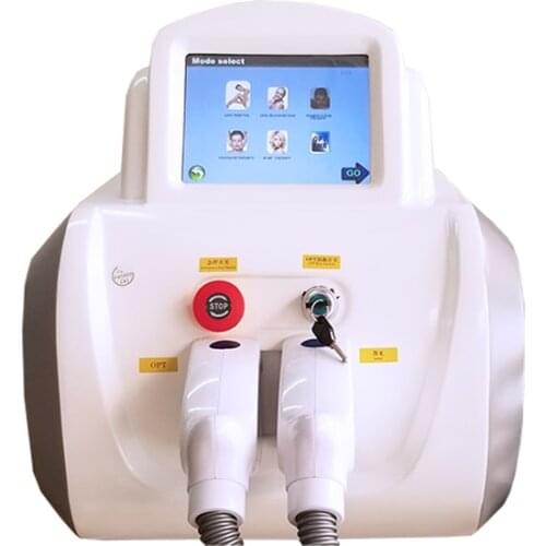 Best effect 2 In1 OPT IPL SHR nd yag laser Machine for Removal Tattoo and Hair Removal Skin Rejuvenation