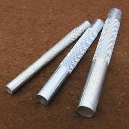 3 PCS/Lot LEATHER CRAFT TOOLS RIVET SETTER 6MM 8MM 10MM Outdoor Tools