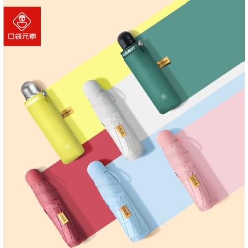 4 Fold Uv Protection Umbrella Women Windproof Cartoon Ladies Cute Umbrella Automatic Paraguas Mujer Household Merchandises EZ50